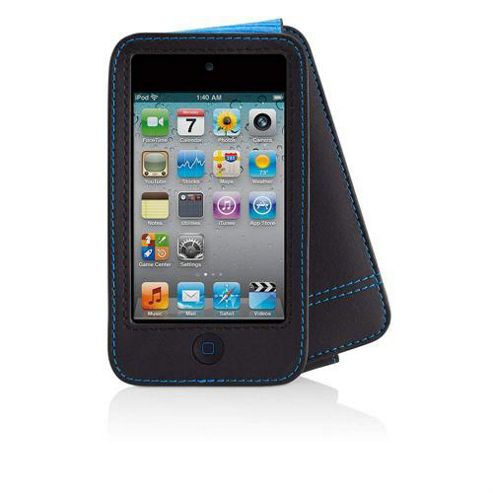 Image of Belkin F8z673cw Verve Folio For Ipod Touch - Black And Blue