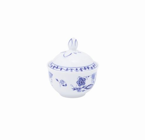 Image of Kahla Rossella Sugar Bowl In White / Blue