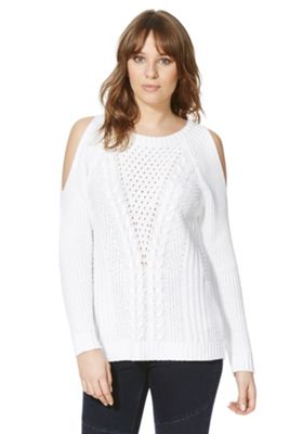 knitted sleeveless cardigan