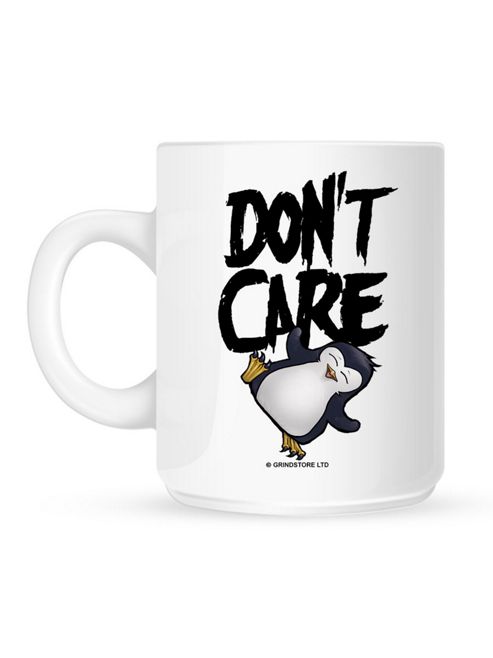 Image of Psycho Penguin Don't Care 10oz Ceramic Mug