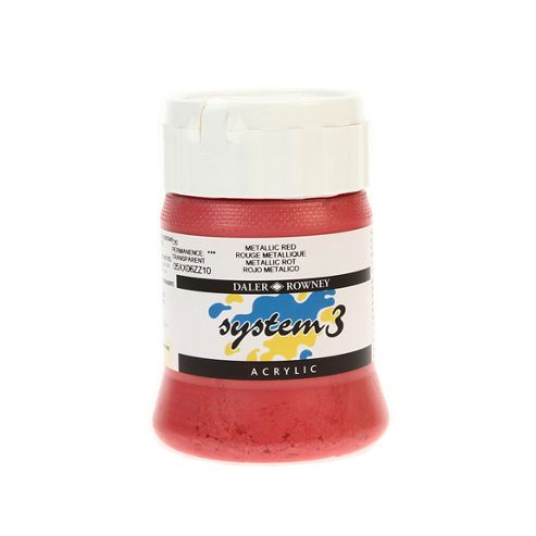 Image of System 3 250ml Metallic Red