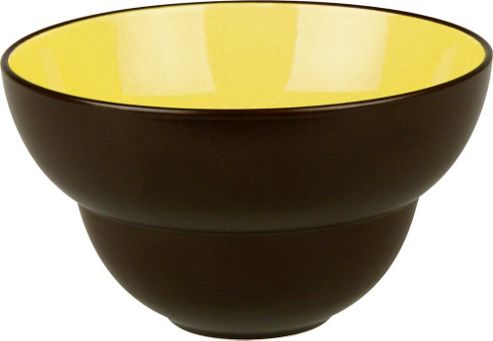 Image of Waechtersbach Duo Dip Bowl In Curry And Chocolate (set Of 4)