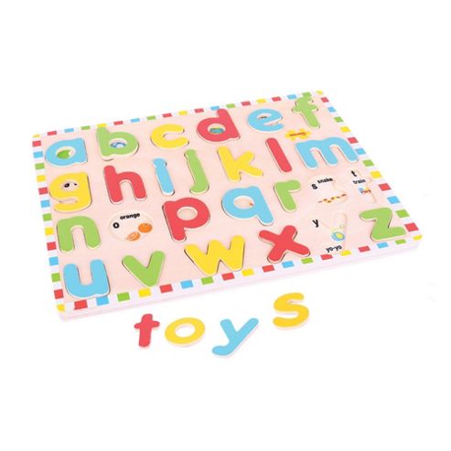 Image of Bigjigs Toys Bj757 Inset Puzzle Lowercase Alphabet