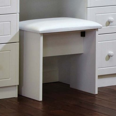 Image of Welcome Furniture Warwick Stool - White