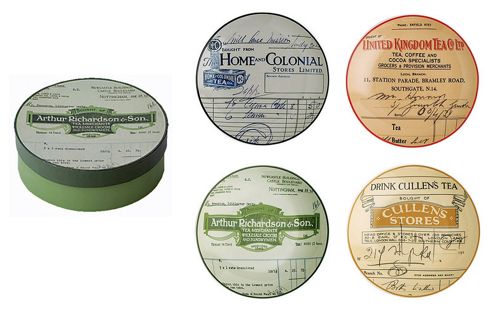 Image of Bia Cordon Bleu Tea Merchant Coasters, Set Of 4