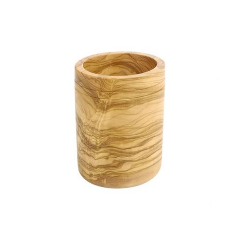 Image of B--rard France Olive Wood Utensils Holder