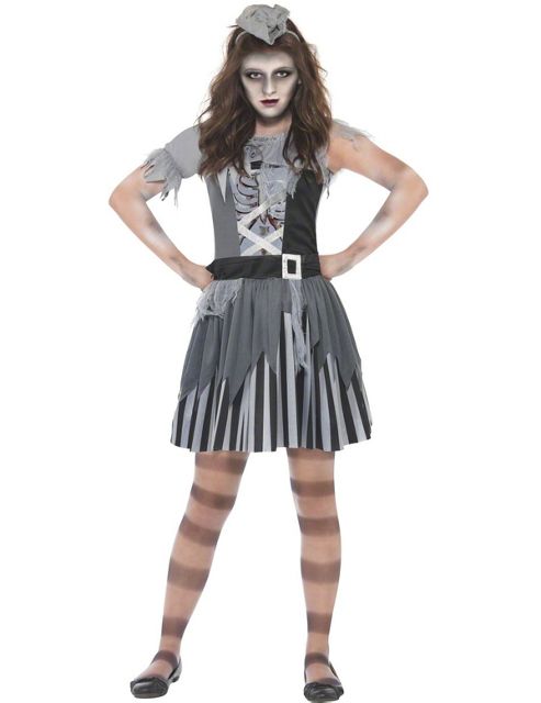 Image of Ghost Ship Pirate Girl - Child Costume 9-10 Years