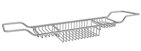 Image of Smedbo Sideline Bath Basket In Chrome