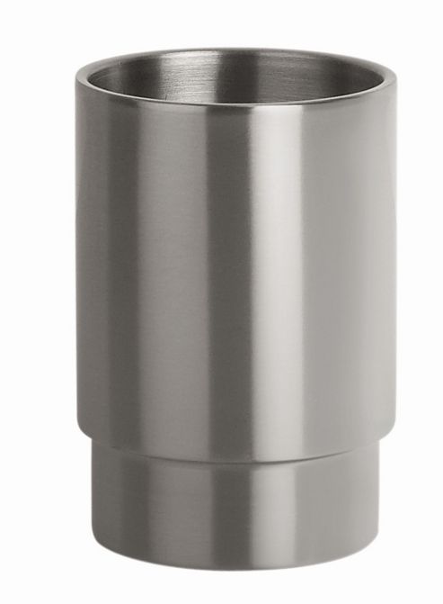 Image of Spirella Nyo Tooth Mug Tumbler - Steel Brushed