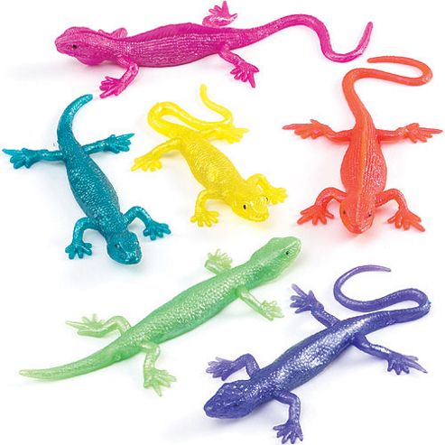 Image of Party Bag Stretchy Lizards (pack Of 8)