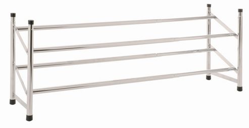 Image of Urbane Designs Shoe Rack (set Of 8) - Chrome