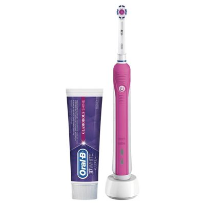Oral-B Pro650 Power Pink Gift Set+Free Paste