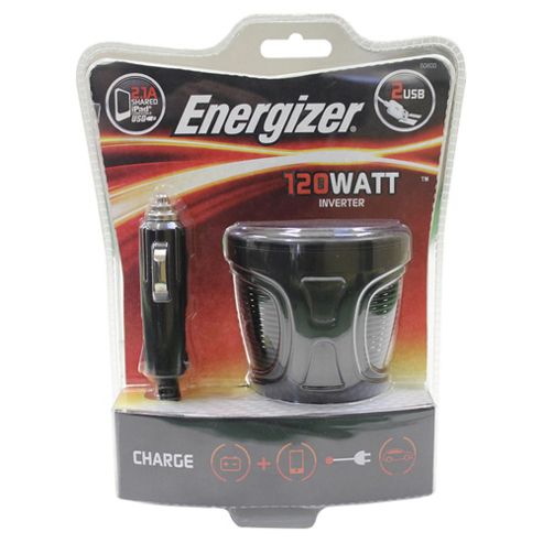 Image of Energizer 120w Cup Holder Inverter