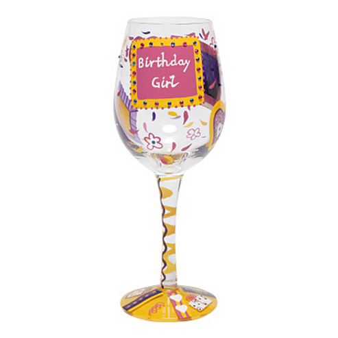 Image of Lolita Wine Glass - Birthday Girl