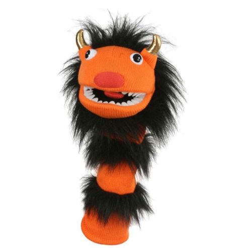 Image of The Puppet Company Sockettes Glove Puppet Pumpkin