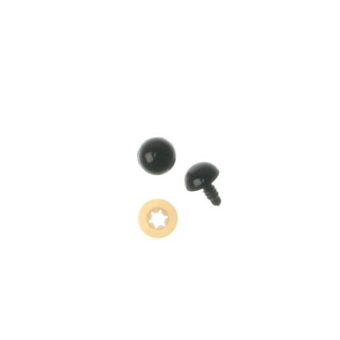Image of Safety Eyes 14mm Black 10 Pr