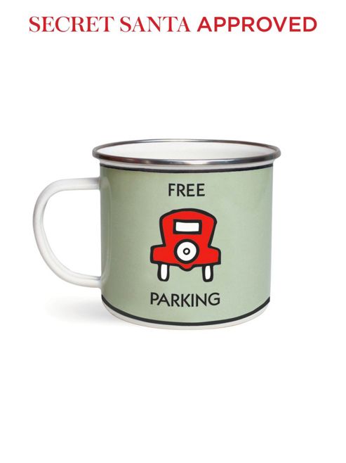 Image of Gift Republic Monopoly Enamel Free Parking Mug