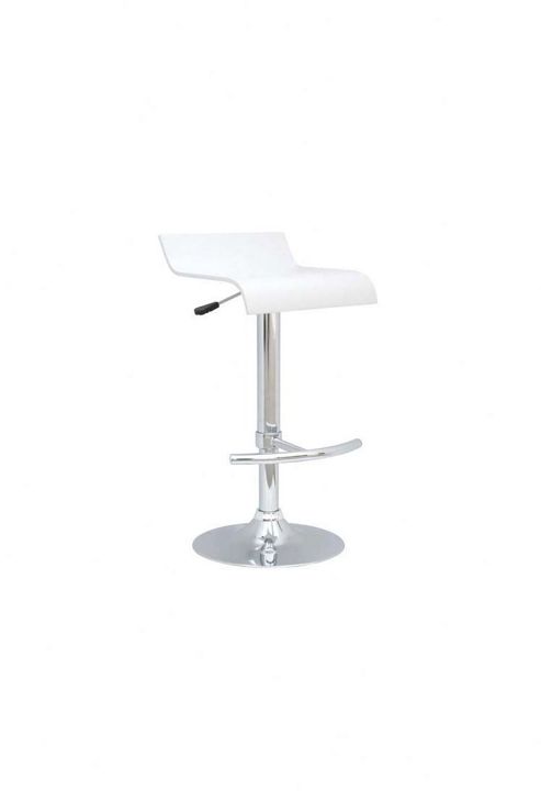 Image of Home Zone Arena Bar Stool - White