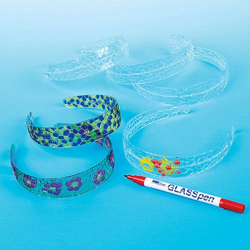 Image of Crystal Mosaic Hairbands (pack Of 4)