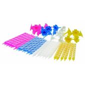 Pack of Twenty-Four Birthday Candles With Holders