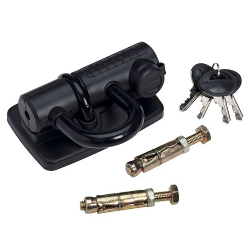 Image of Master Lock Wall / Floor Anchor - Hardened Steel Shackle 10mm And Lock Body Swivels 180-------