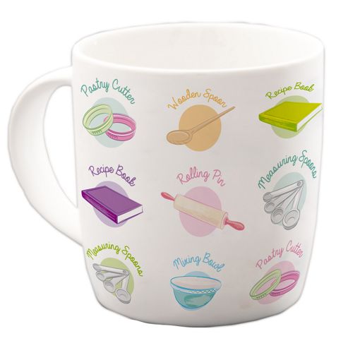 Image of Baking Design Bone China Mug By Ted Smith
