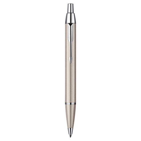 Image of Parker Im Brushed Metal Ball Pen Medium Blue Refill