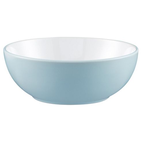 Image of Two Tone Pasta Bowl, Stoneware, Duck Egg