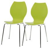 Candy Chairs Pair Lime Green