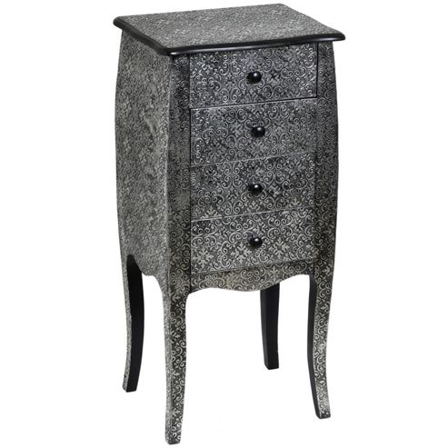 Image of Hill Interiors Marrakech 4 Drawer Tall Boy