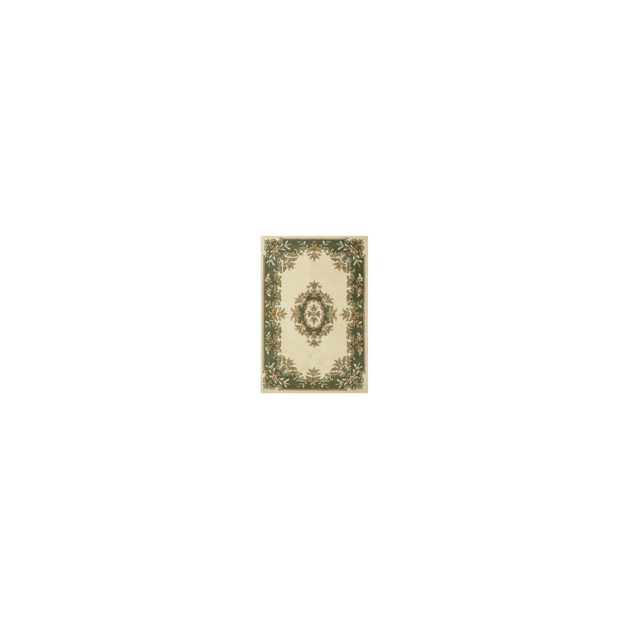 Brook Lane Rugs Royal Cream/Green Classic Oriental Rug - 160cm x 235cm at Tesco Direct