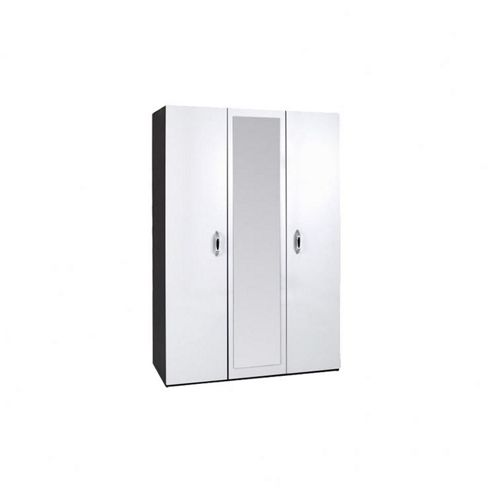 Image of Alto Furniture Mode Piano Three Door Wardrobe In White