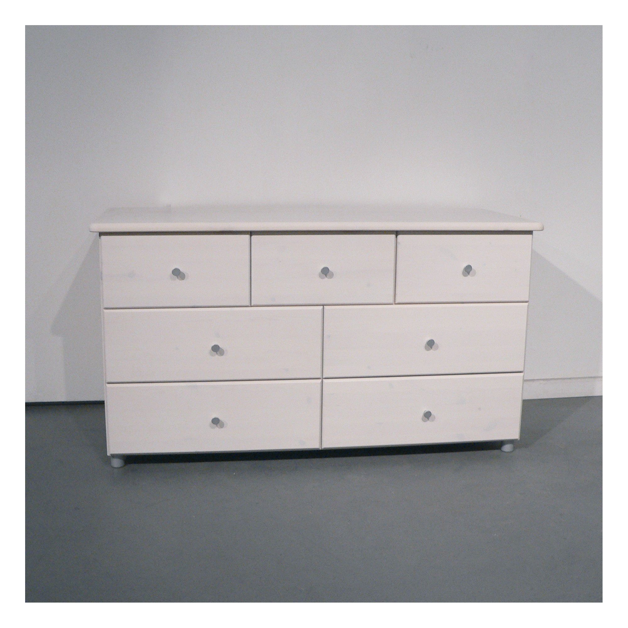 Oestergaard Missa Chest of Drawers 125cm - Honey lacquered at Tesco Direct