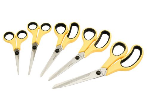 Image of Draper 09248 Diy S/grip H/hold Scissor Set 5p