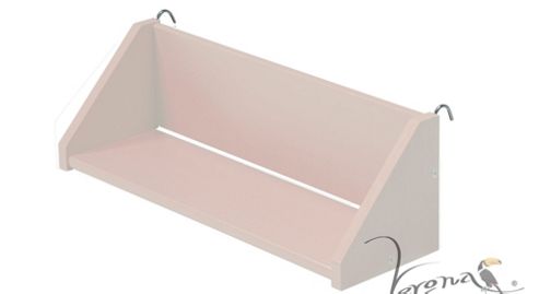 Image of Verona Goro Clip On Shelf - Pink