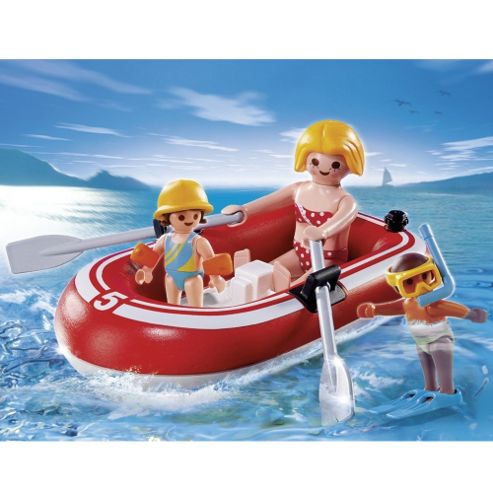 Image of Playmobil Summer Fun Swimmers With Raft 5439