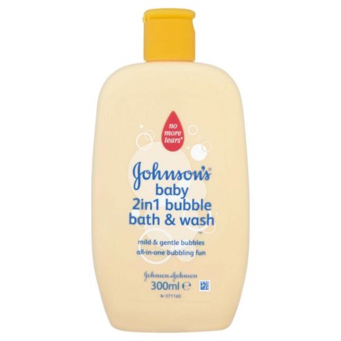 Image of Johnsons Baby 2 In 1 Bubble Bath & Wash 300ml