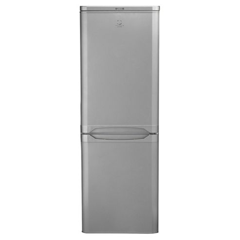 Image of Indesit Ncaa55s Freestanding Fridge Freezer, 55cm, A+ Energy Rating, Silver