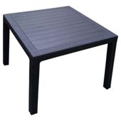 Keter Melody Rattan Effect Square Dining Table 90x90cm