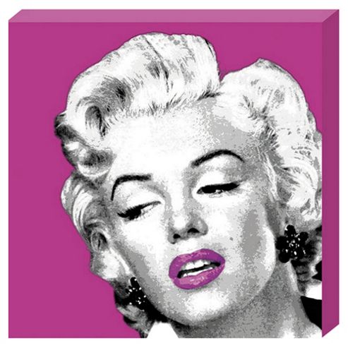 Image of Marilyn Monroe Portrait Canvas, 30x30cm