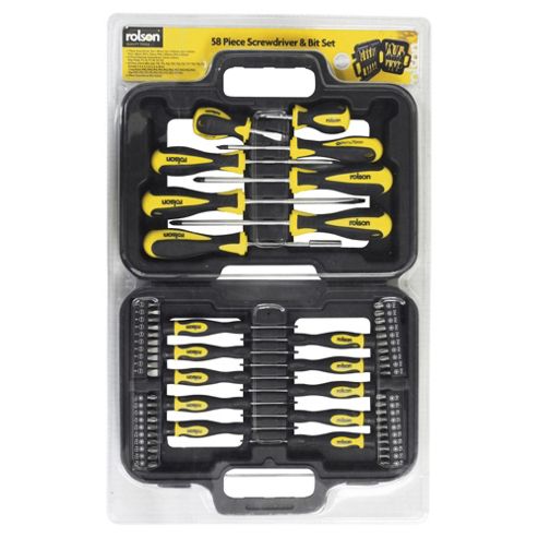 Image of Rolson 58pc Screwdriver Set