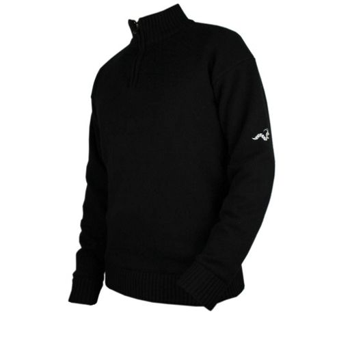 Image of Woodworm Golf Lined Wool Half Zip Sweater 3xl