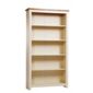 Home Essence Jamestown 5 Shelf Bookcase in Old English White