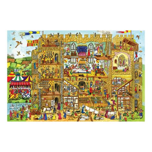 Image of Bigjigs Toys Bj016b Castle Floor Puzzle (48 Piece)