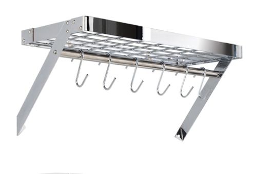 Image of Hahn Wall Rack In Chrome