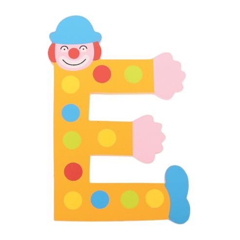 Image of Tatiri Ta405 Crazy Clown Wooden Letter E
