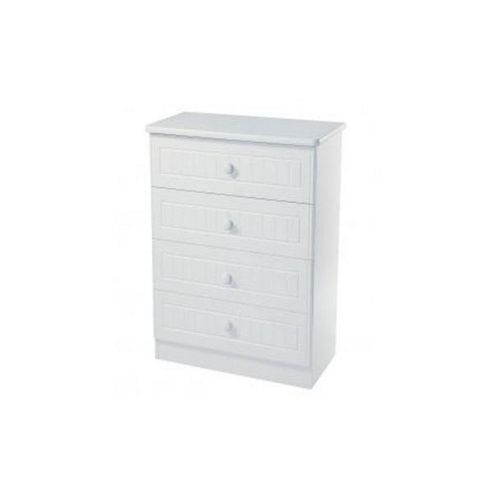 Image of Welcome Furniture Coniston 4 Drawer Midi Chest - White