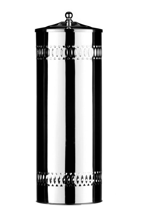 Image of Premier Housewares Toilet Roll Holder In Stainless Steel