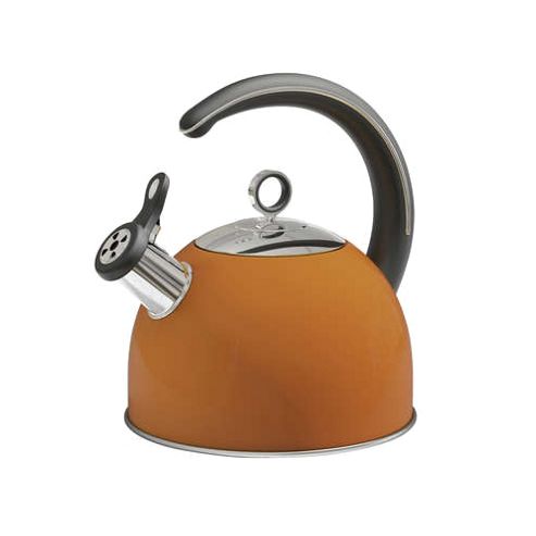 Image of Morphy Richards - Accents 2.5 Litre Orange Whistling Kettle