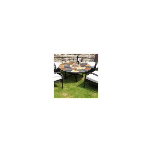 Image of Europa Leisure Pomino Round Stone Bistro Table - 45 Cm H